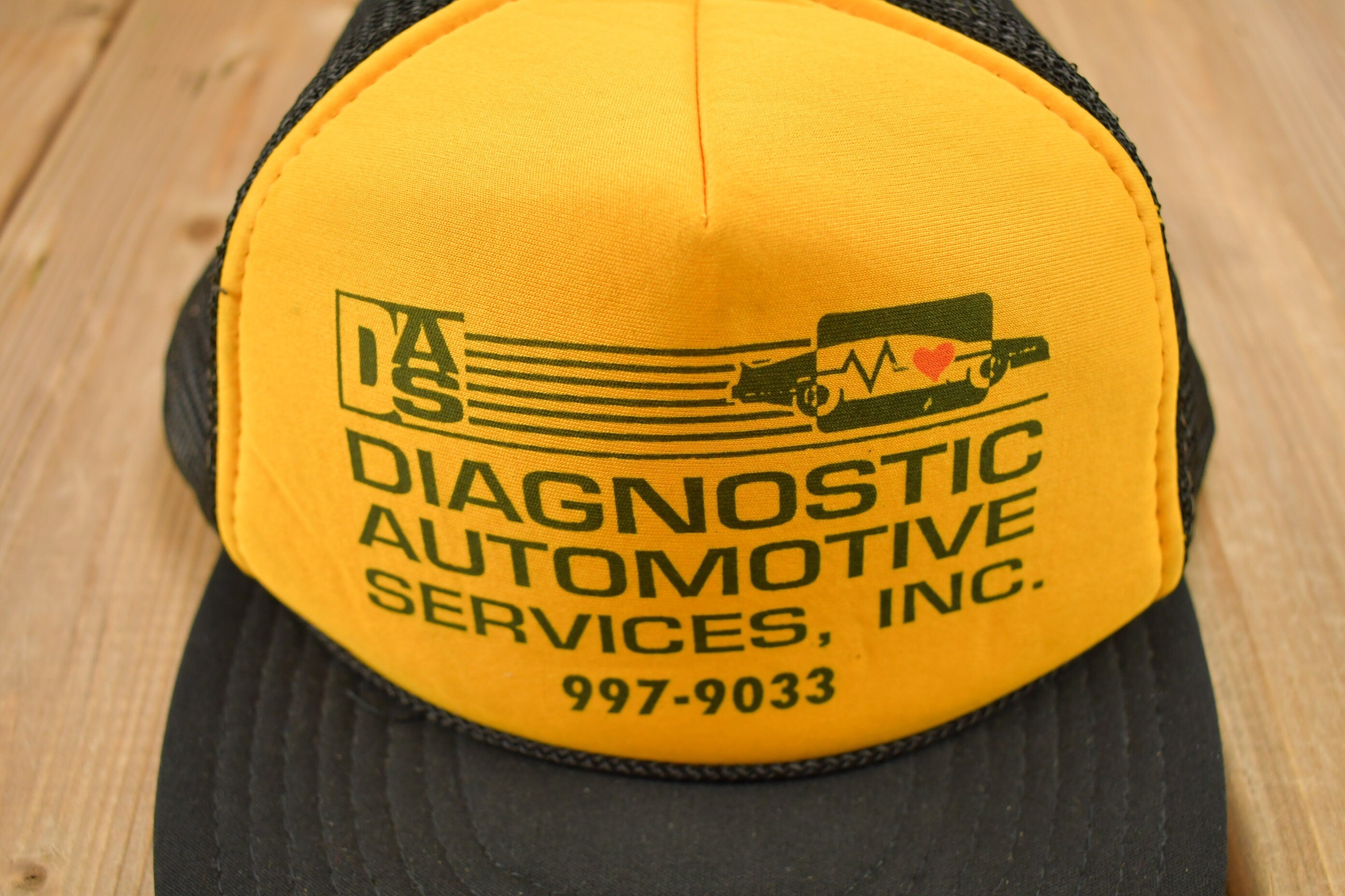 Vintage 1990s Diagnostic Automotive Services INC Trucker Hat