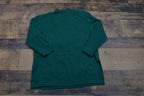 Vintage 1990s Christmas Mock Neck Long Sleeve T-Shirt , Vintage Holiday Sweatshirt , Moon And Stars , Festive All Over Print