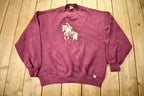 Vintage 1990s Horseback Rider Theme Russell Athletics Crewneck Sweatshirt