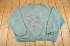 Vintage 1990s America Sportsman Big Buck Deer Souvenir Outdoorsman Crewneck Sweatshirt Mens XXXL