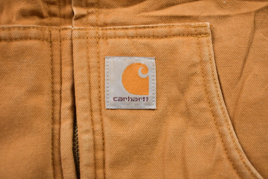 Vintage 1990s Carhartt Youth Hooded Work Jacket