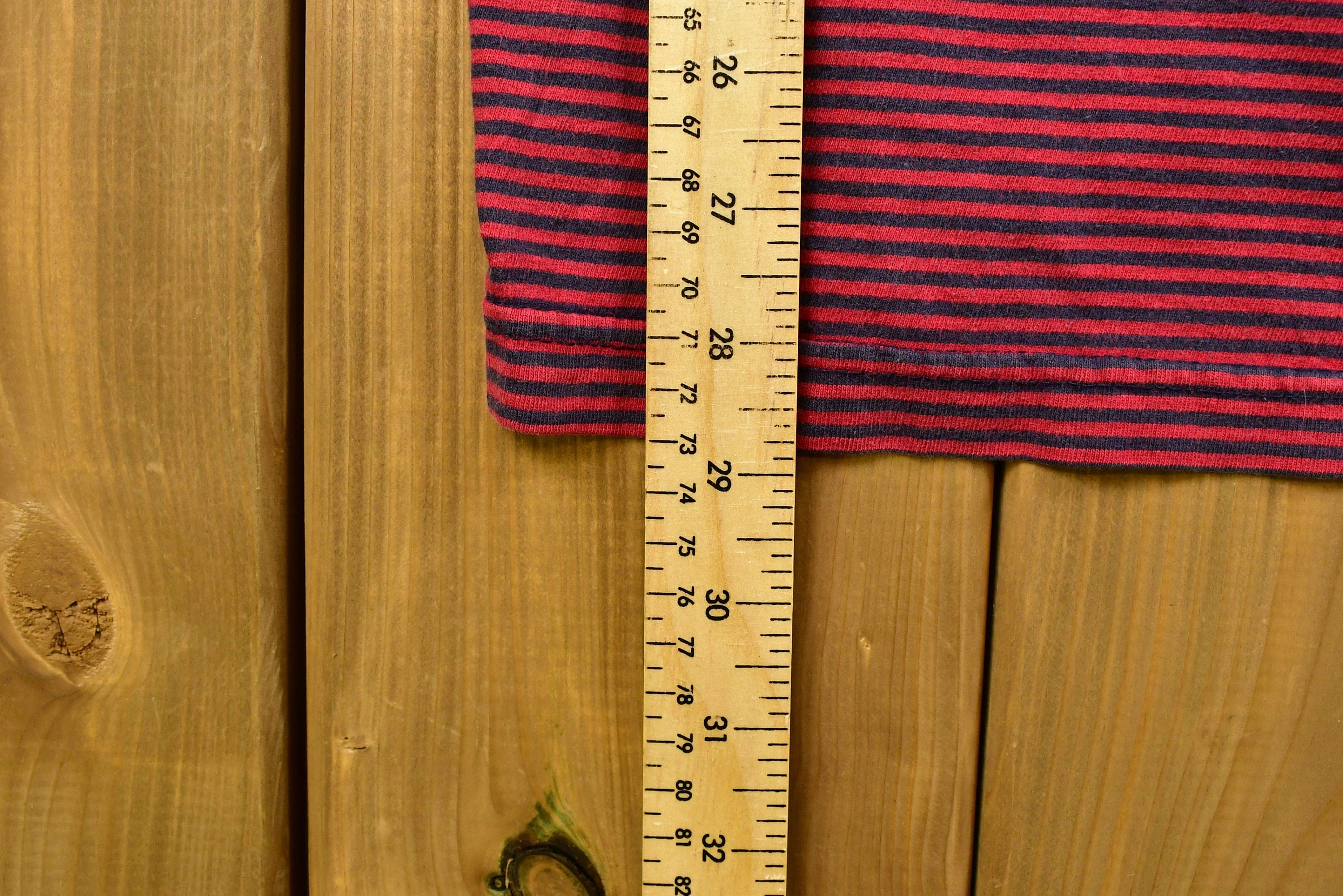 Vintage Striped Short Sleeve Polo Shirt