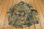 Vintage 1990s Mossy Oak Apparel Tree Camo Cloth Button Up Shirt Men's L / Vintage Button Up / Hunting / Outdoors