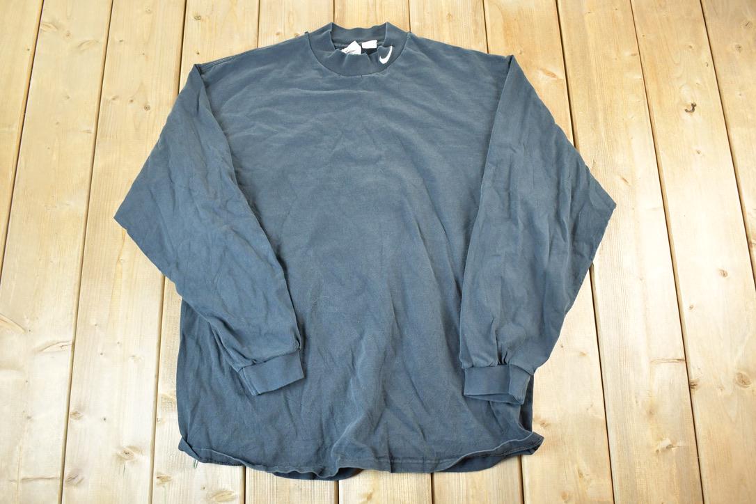 Vintage 1990s Nike Embroidered Mini Swoosh Crewneck Sweatshirt Mens XL