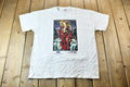Vintage 1990s American Bible Society Graphic Stained Glass Jesus the Shepherd T-Shirt