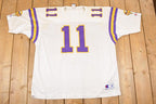 Vintage 1990s Champion Minnesota Vikings Graphic Print NFL Souvenir Football Jersey Men's XL