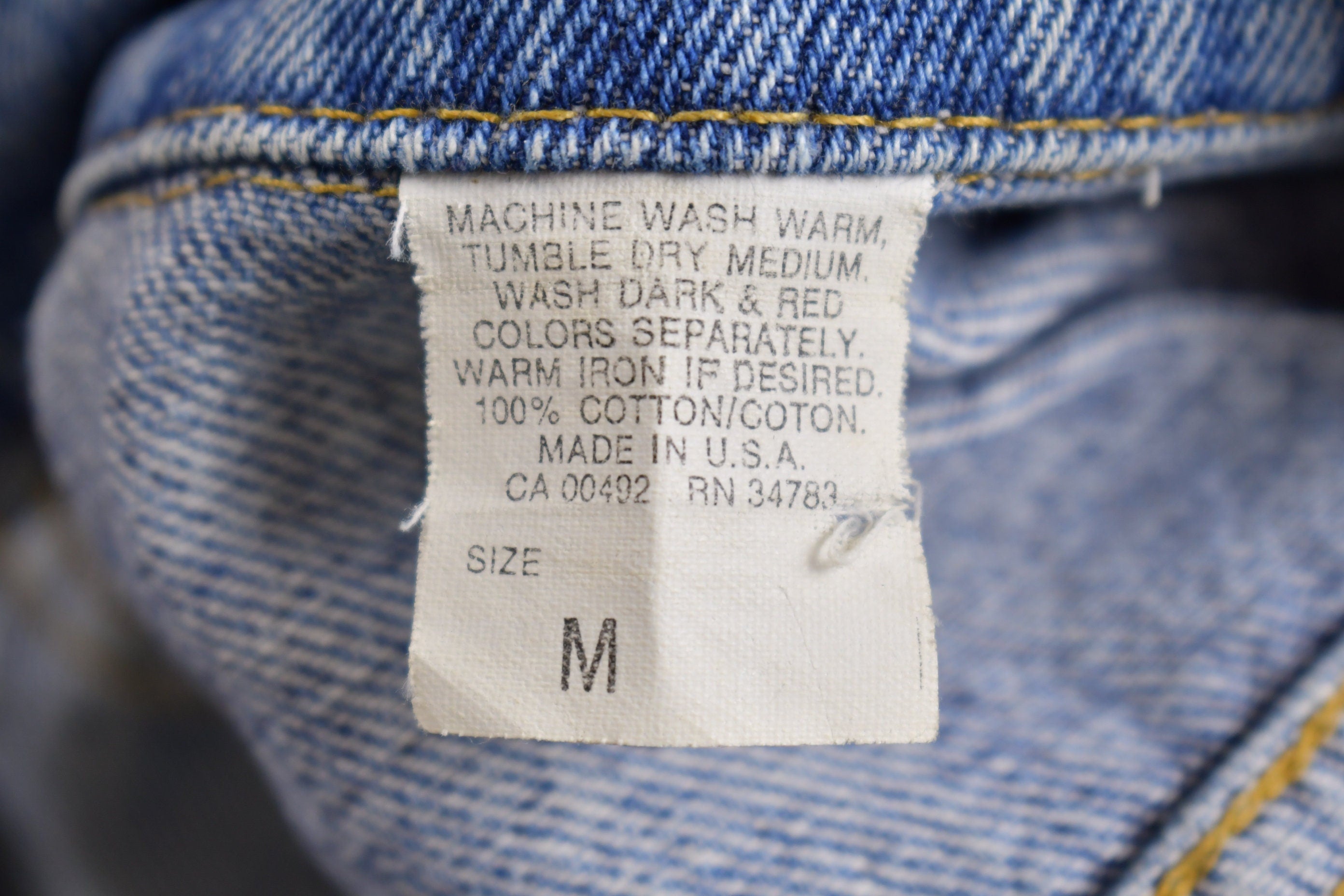 Vintage 1980s Lee Denim Jean Jacket