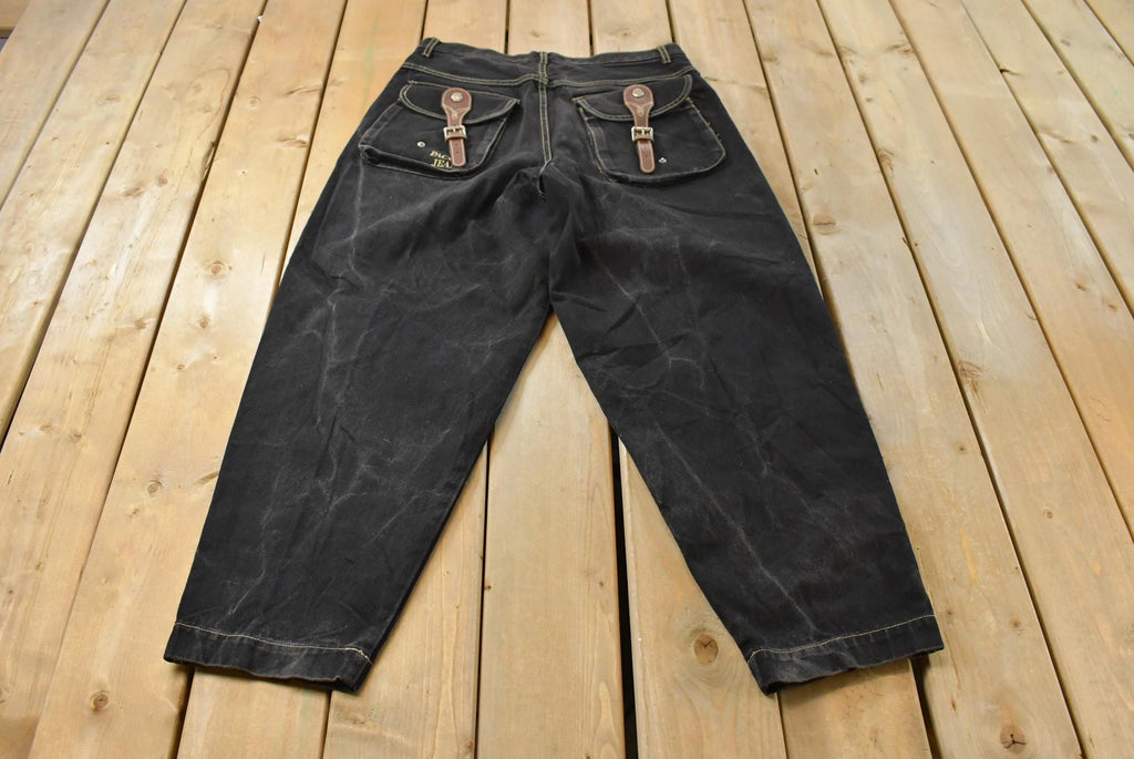 Vintage Y2K Paco Baggy Denim Jeans Men's 34 x 32 / American Vintage Jeans / Sun Faded / Streetwear / Vintage Pants / Plated / Black Jeans