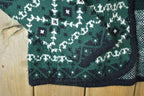 Vintage 1990s Crystal Kobe Knit Open Front Crewneck Sweater /