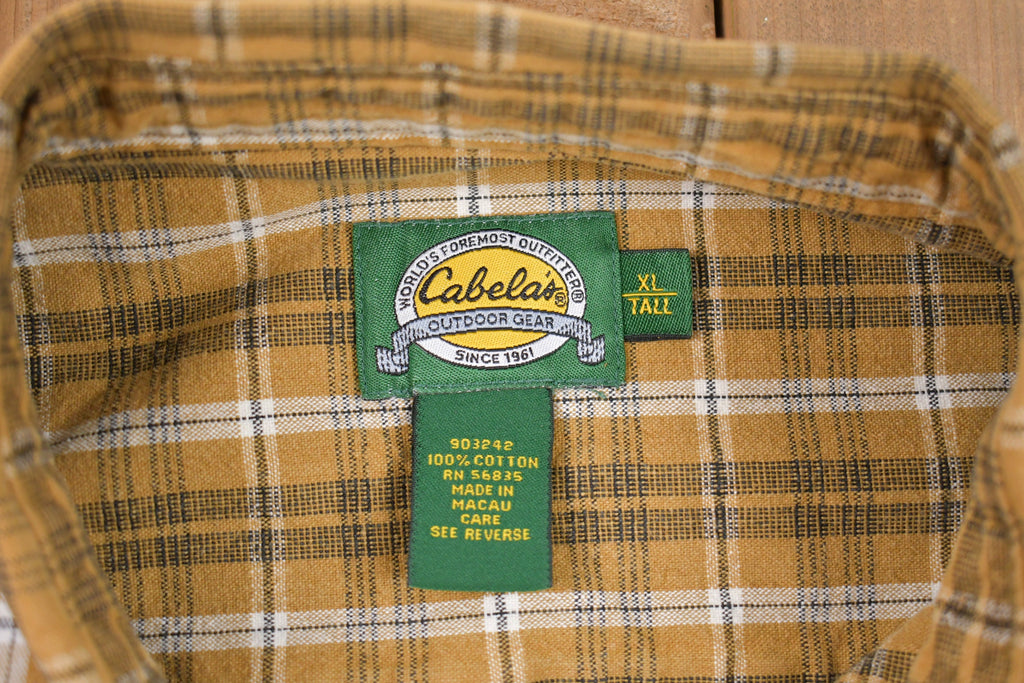 Vintage 1990s Cabela's Hunting Button Up Shirt