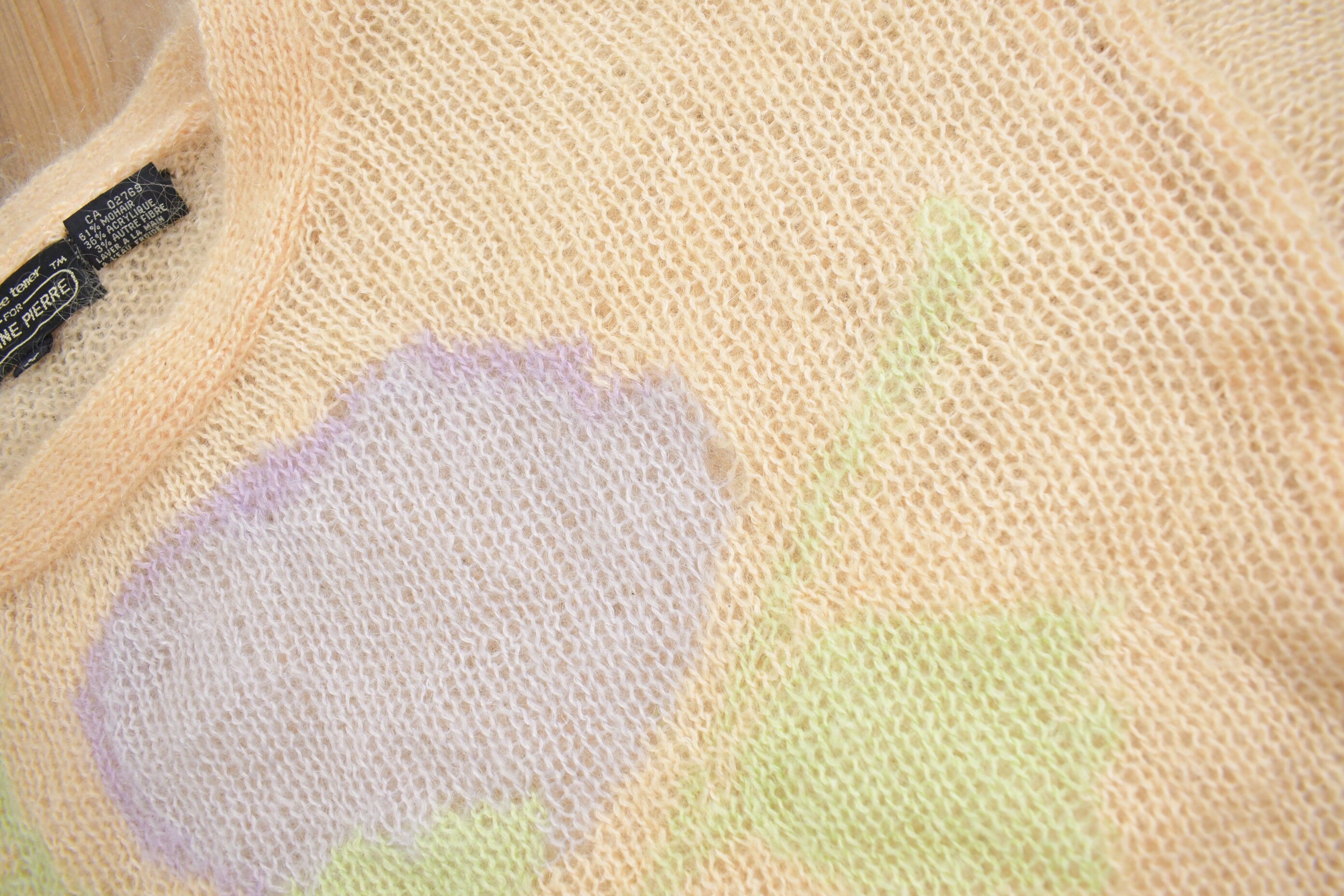 Vintage 1990s Jeanne Pierre Mohair Knit Sweater