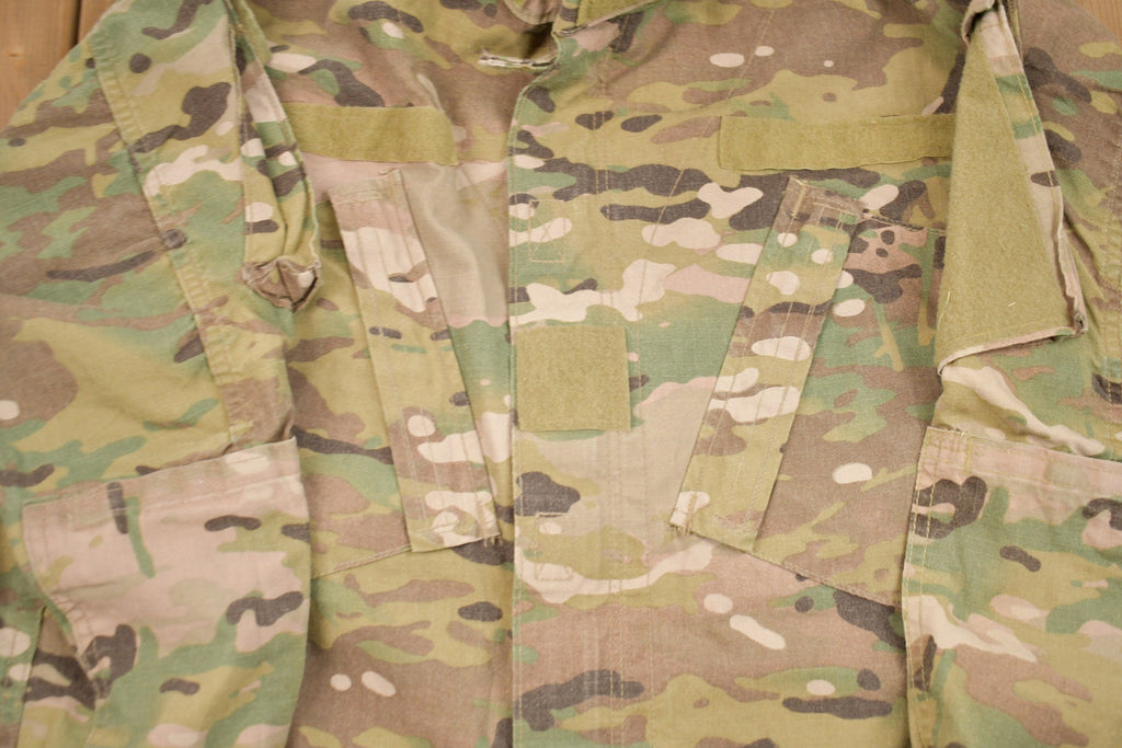 Vintage 2001 Military Camo Field Jacket