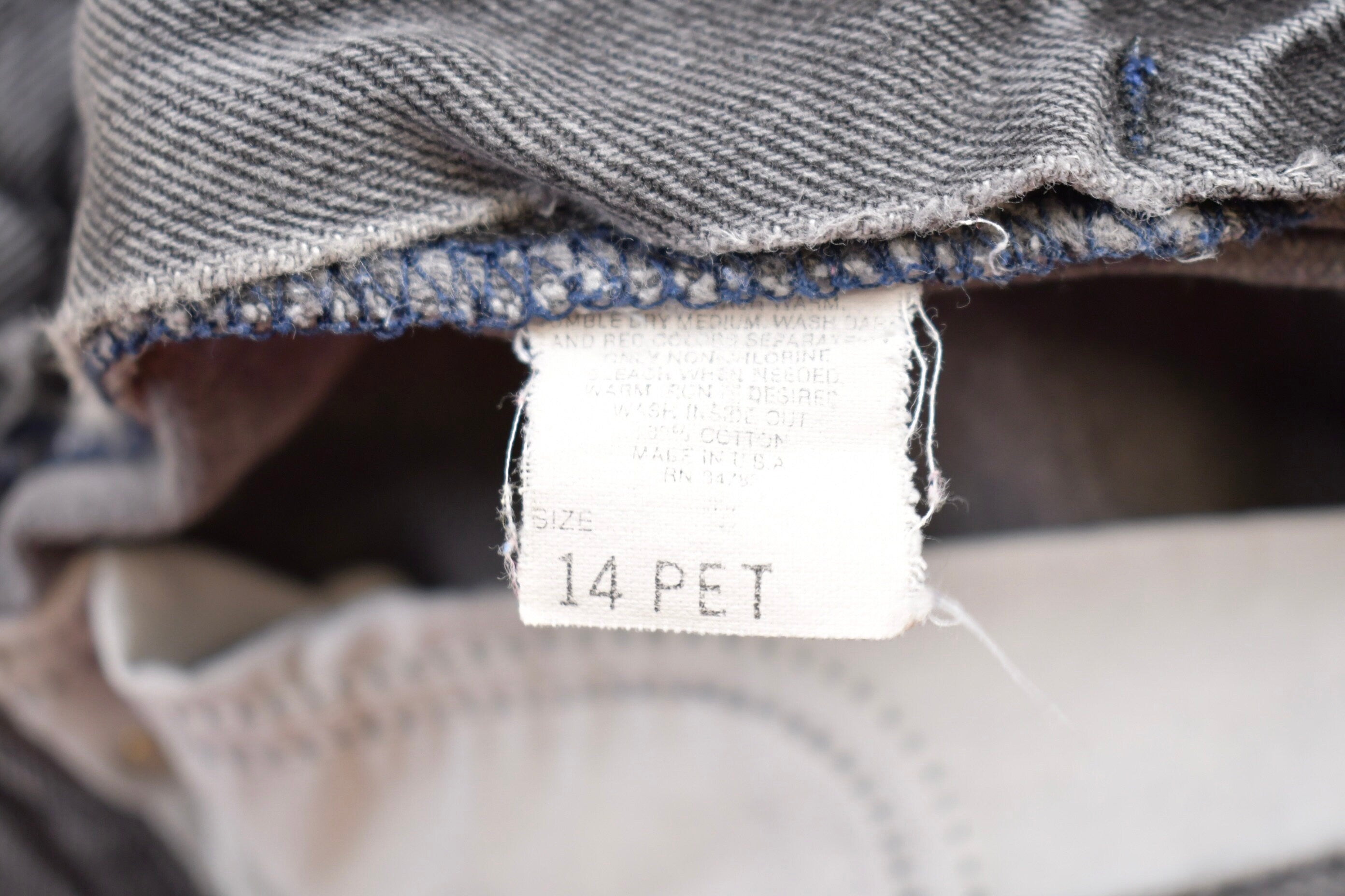 Vintage 1980s Lee Grey Denim Women's Jeans Size 29 x 25.5