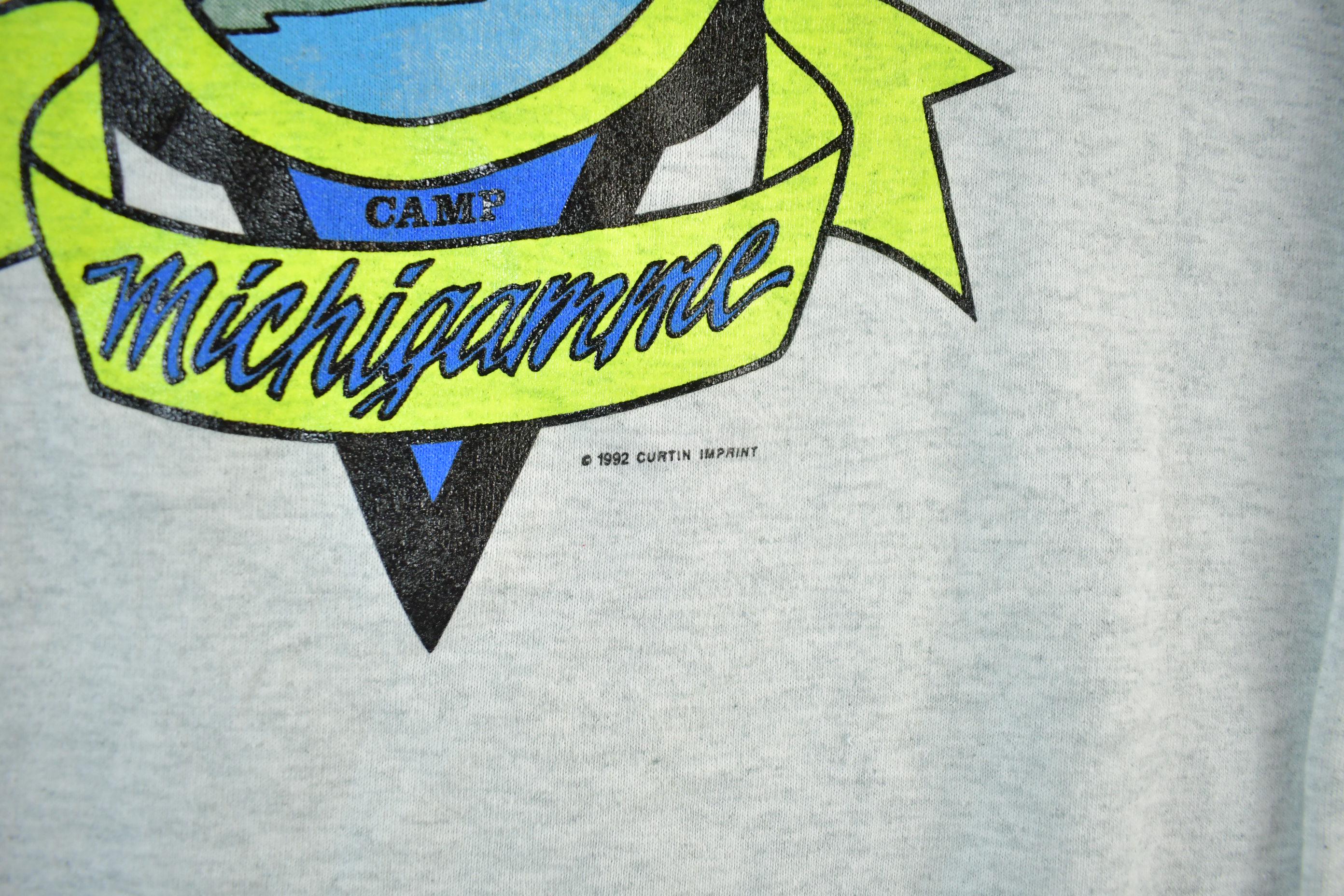 Vintage 1990s Lake Michigamme Crewneck Sweatshirt Men's 2XL