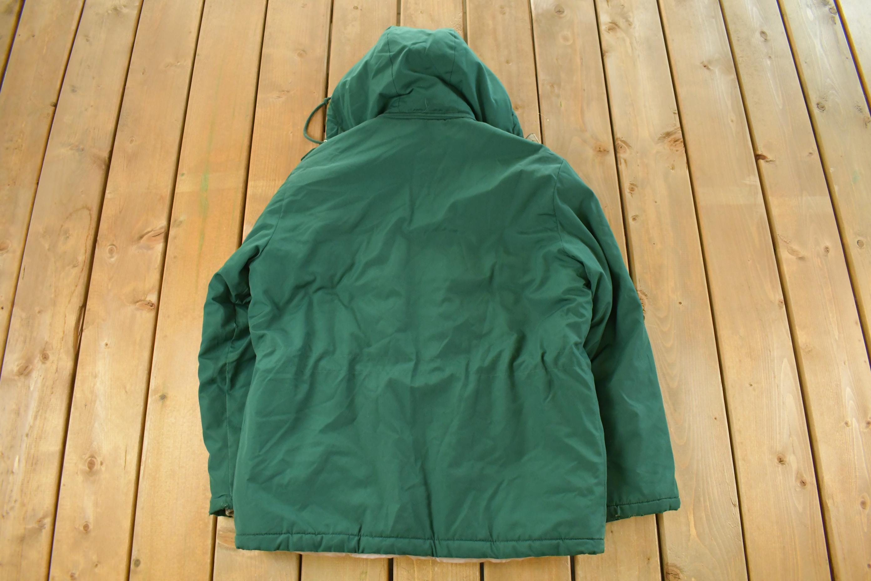 Vintage 1990s St. John's Bay Insulated Hooded Jacket Men's Large