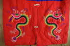 Vintage 1960s Hand Embroidered Dragons & Animals Antique Vest /
