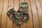 Vintage 2001 Military Woodland Camouflage Cargo Pocket Pants 28-30 x 27