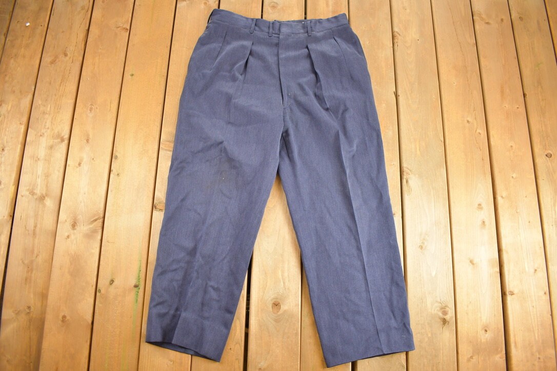 Vintage Army Air Force Blue Pants Size 34 x 28