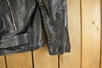 Vintage 1990s Leather Limited Leather Biker Jacket Men's Medium