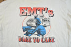 Vintage 1980s EMT Dare To Care Souvenir T-Shirt