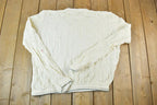 Vintage 1990s Coogi Made In Australia 3D knit 100% Cotton Abstract Pattern Crewneck Sweater