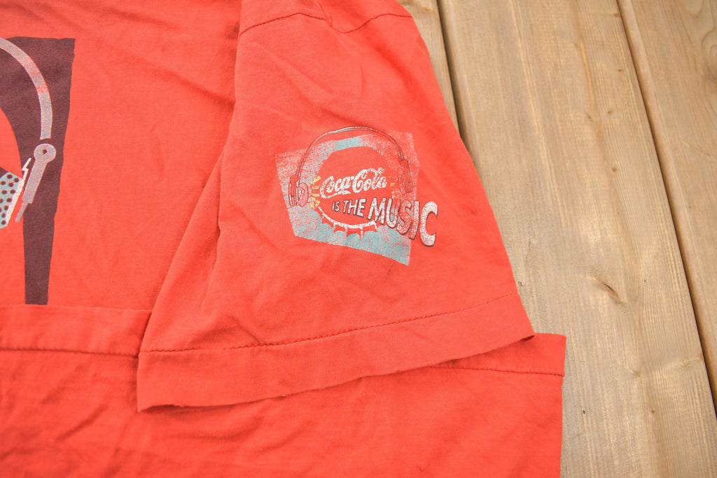 Vintage 1993 Enjoy Coke Mesh Pocket T-Shirt