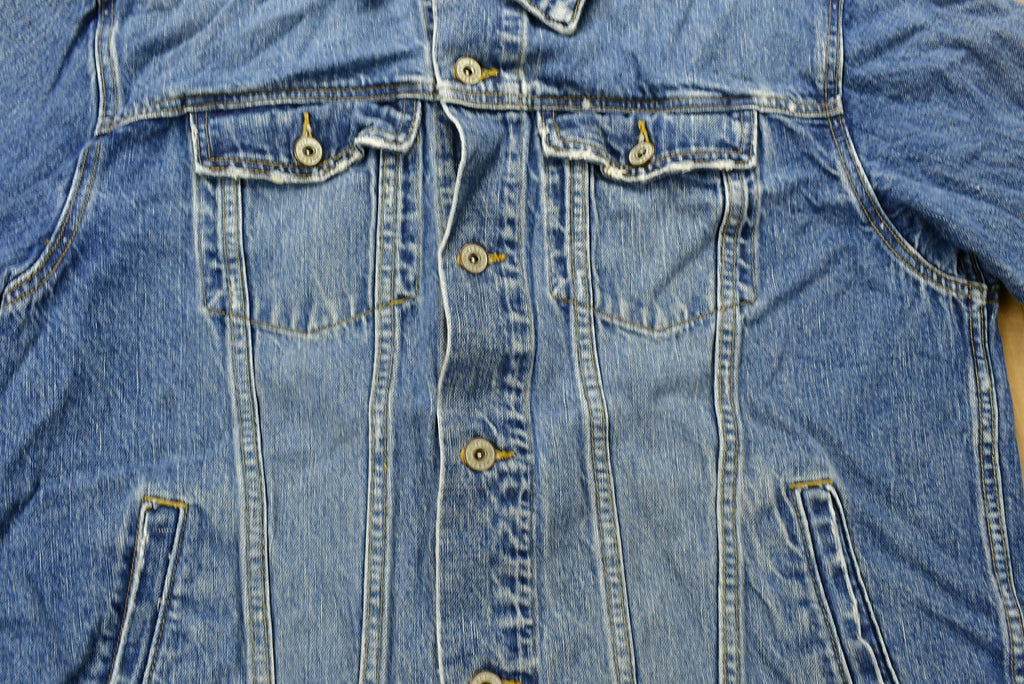 Vintage 1990s Emergency Exit Denim Jean Jacket