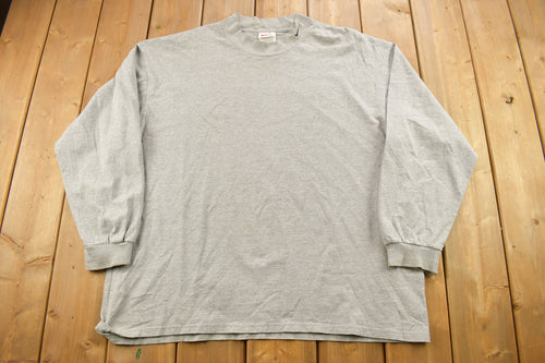 Vintage 1990s Nike Embroidered Mini Swoosh Mockneck Sweatshirt / Vintage Nike / Sportswear / Streetwear / Made In USA