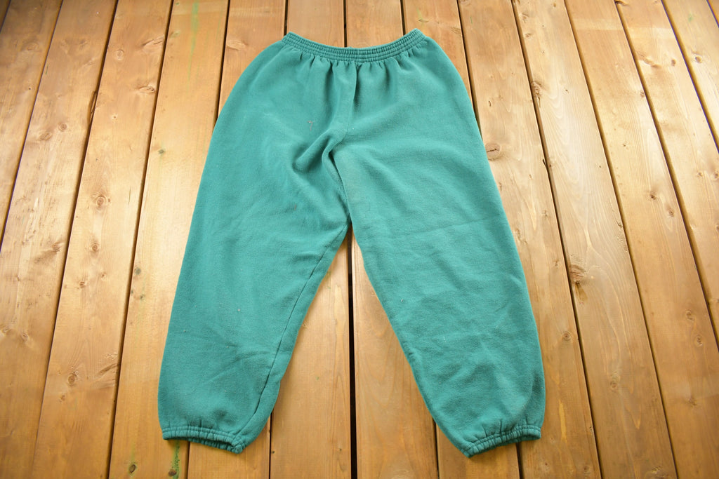 Vintage 1990s Tultex Turquoise Sweat Pants Size 1X