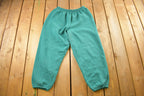 Vintage 1990s Tultex Turquoise Sweat Pants Size 1X