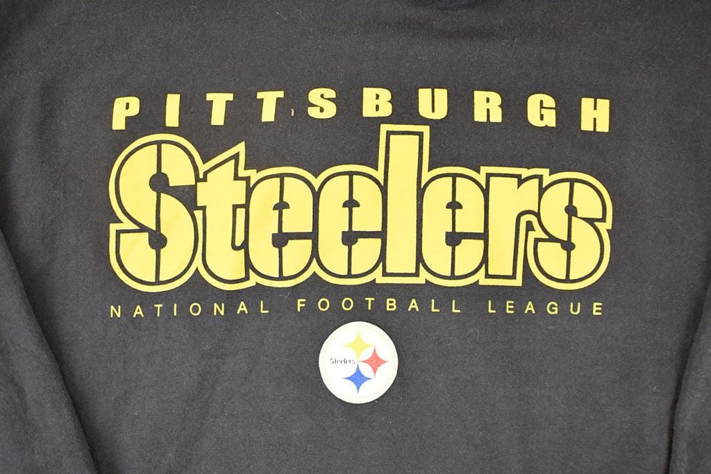 Vintage 1990s Pittsburgh Steelers NFL Hoodie Sweatshirt Mens L