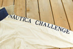 Vintage 1990s Nautica Challenge J-Class Windbreaker Jacket Men's L / 90s Sailing Windbreaker / Vintage Streetwear / Americana