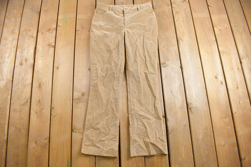 Vintage 1990s Corduroy Pants Size 32 x 30 / American Vintage / Streetwear Fashion / Vintage Pants / true Vintage / 90s