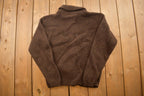 Vintage 1990s ALPS Women's Knitted Blank Button Up Sweater
