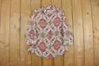 Vintage 1990s Chico's Women's Medallion Blouse