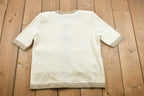 Vintage 1990s Mita Knitted Button Up Cardigan