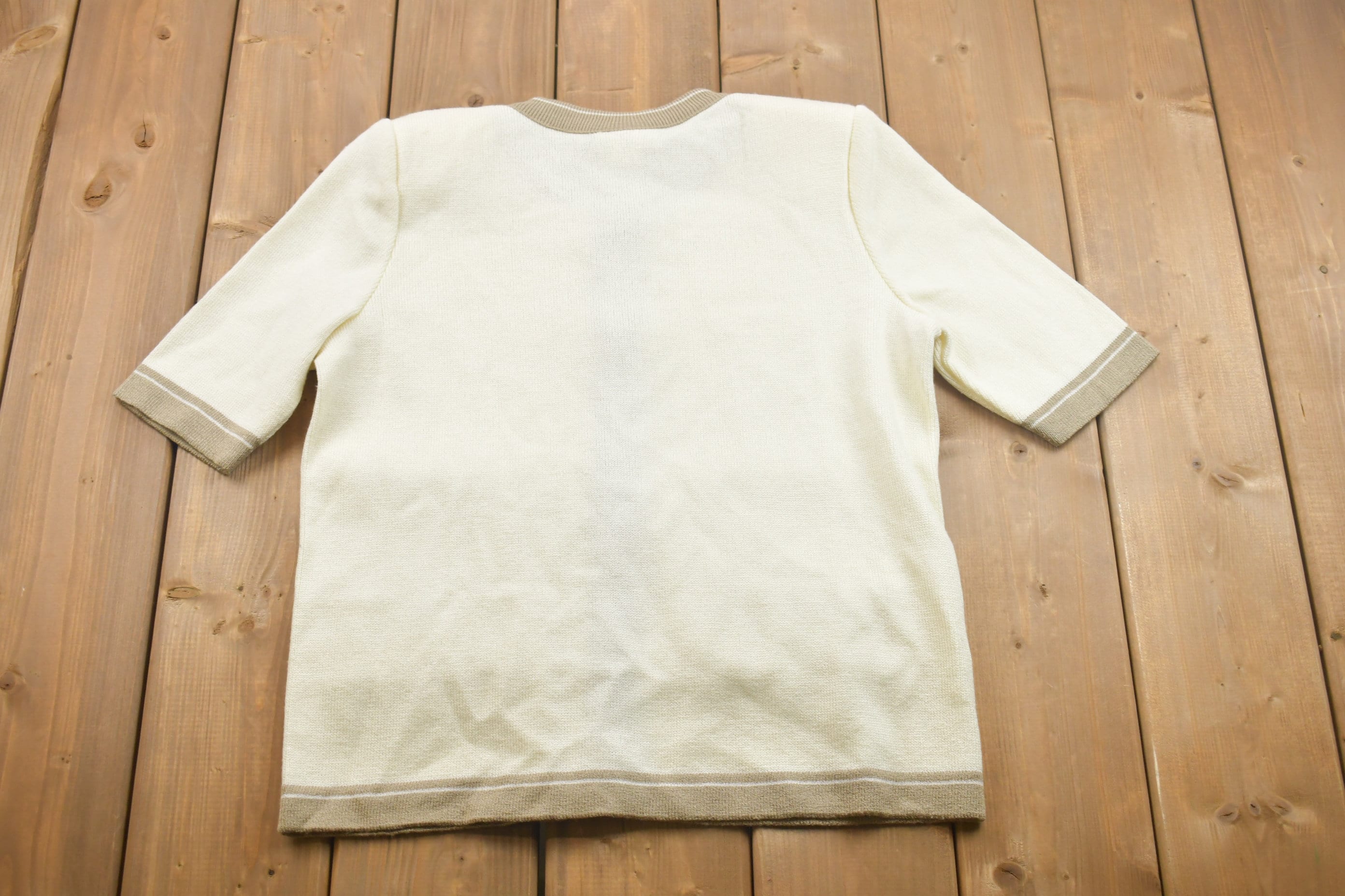 Vintage 1990s Mita Knitted Button Up Cardigan