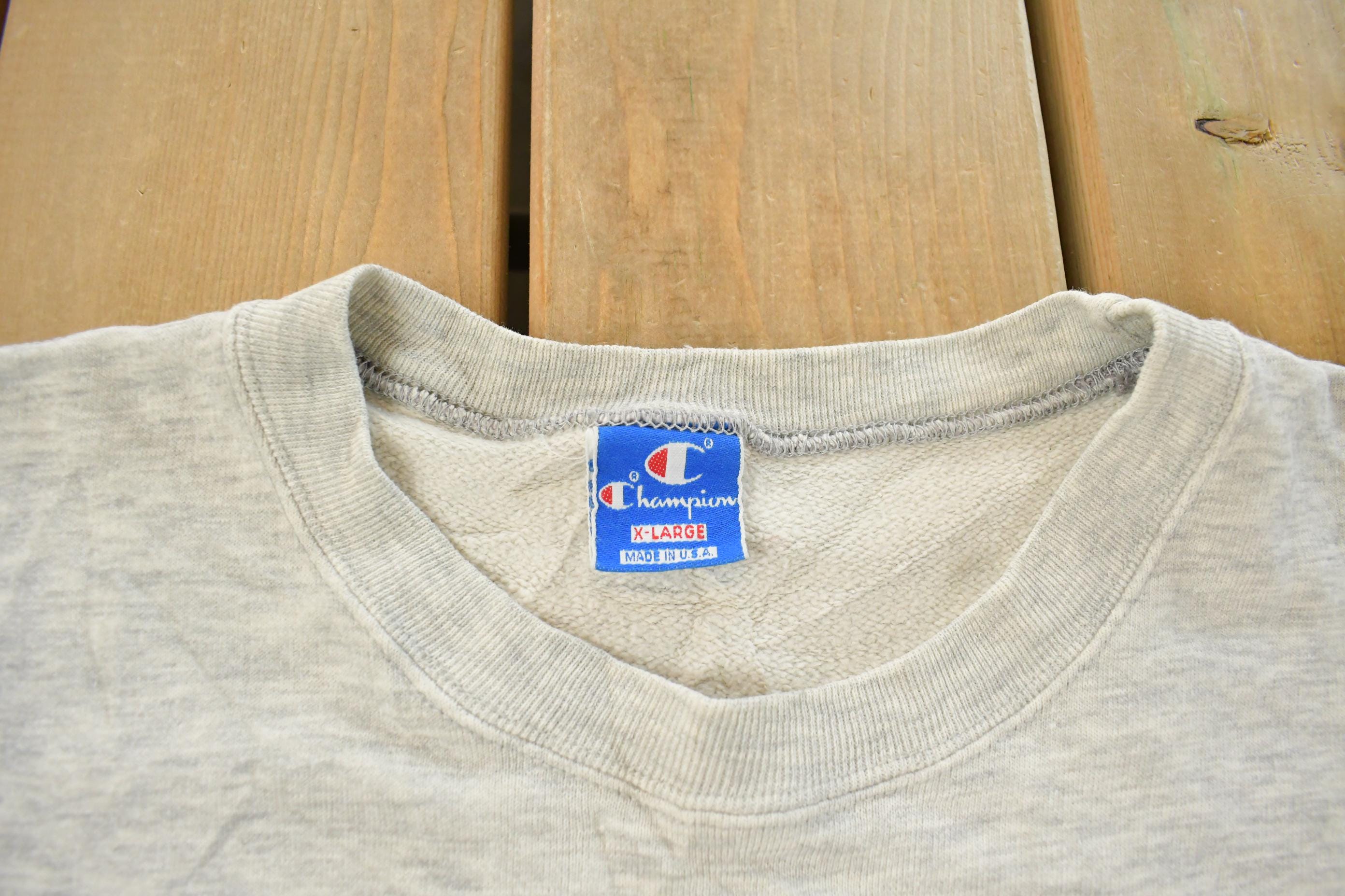 Vintage 1990s University of Alaska Fairbanks Collegiate Crewneck Sweatshirt Men's Large