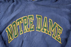 Vintage 1990s Notre Dame Steve And Barry's University Collegiate Cross Grain Hoodie