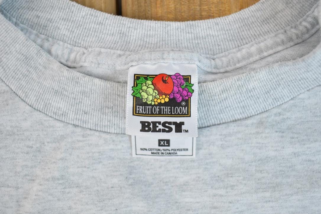 Vintage 1990s Balding Joke Cartoon Souvenir T-Shirt