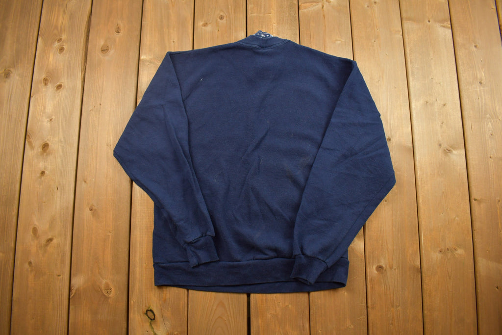 Vintage 1990s Winter Birds Crewneck Sweatshirt
