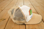 Vintage 1980s Florida Happy Camper Peninsula Snapback Hat /