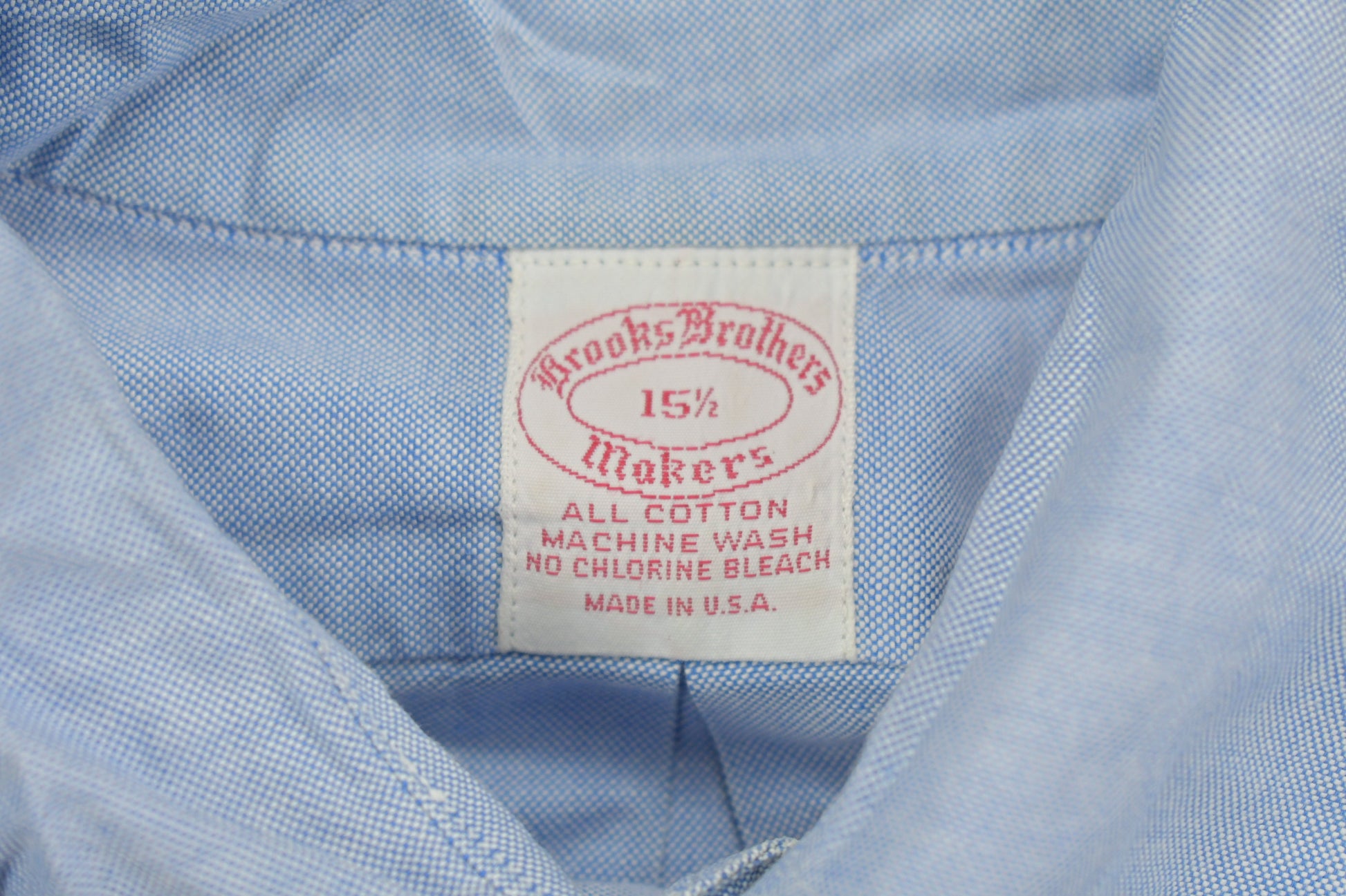 Vintage 1990s Brooks Brothers Blue Button Up Short Sleeve Shirt