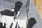 Vintage 1990s Eagle Fleece Heavy Hooded Sweater
