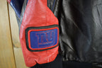 Vintage 2000s New York Giants NFL Leather Varsity Jacket Men's Large