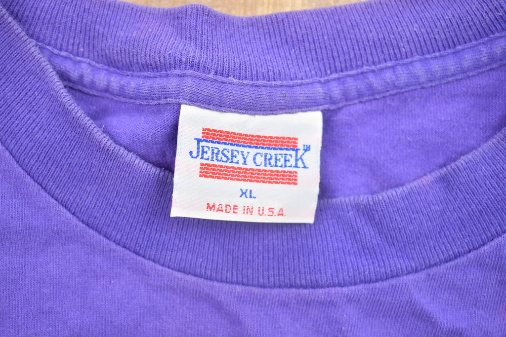 Vintage 1990s Faded "It's What's Up Front" Graphic T Shirt / Vintage T Shirt / Streetwear / Graphic Tee / Single Stitch / Made In USA