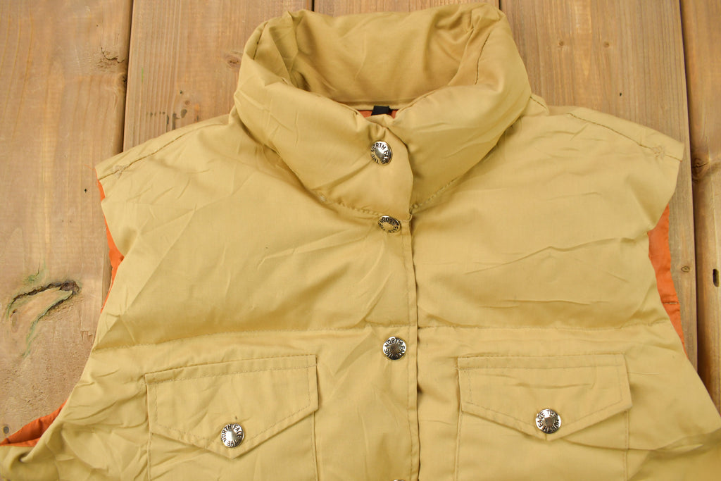 Vintage 1960s The North Face Goose Down Women's Puffer Vest