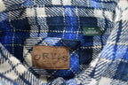 Vintage 1990s Orvis Plaid Western Button Up Shirt Made In USA