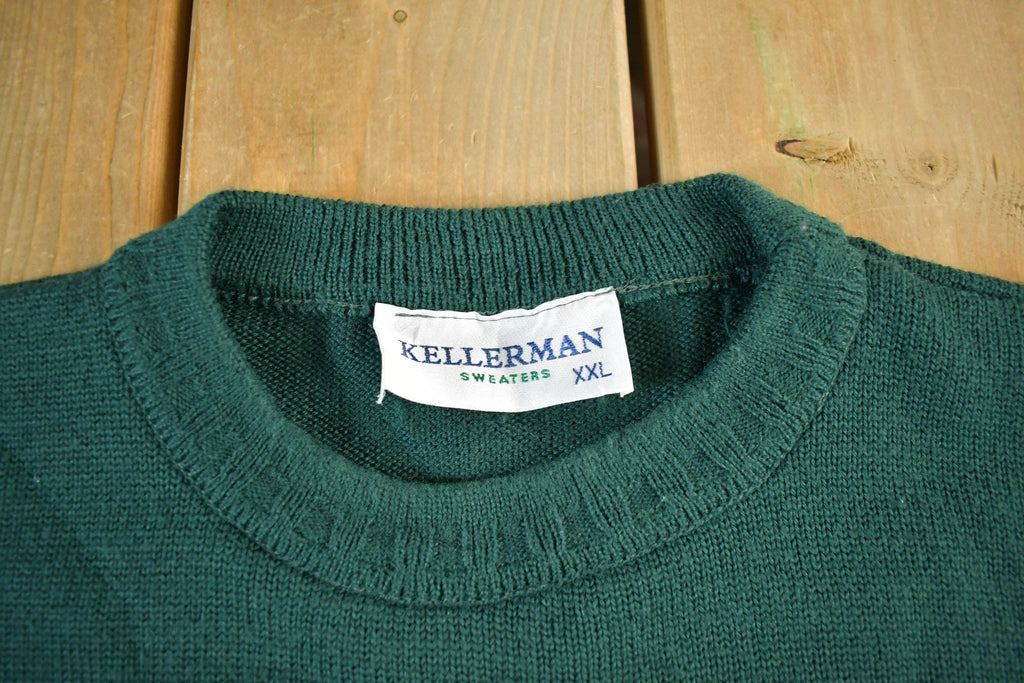 Vintage 1990s Golf Knit Argyle Pattern Crewneck Sweater Men's XL