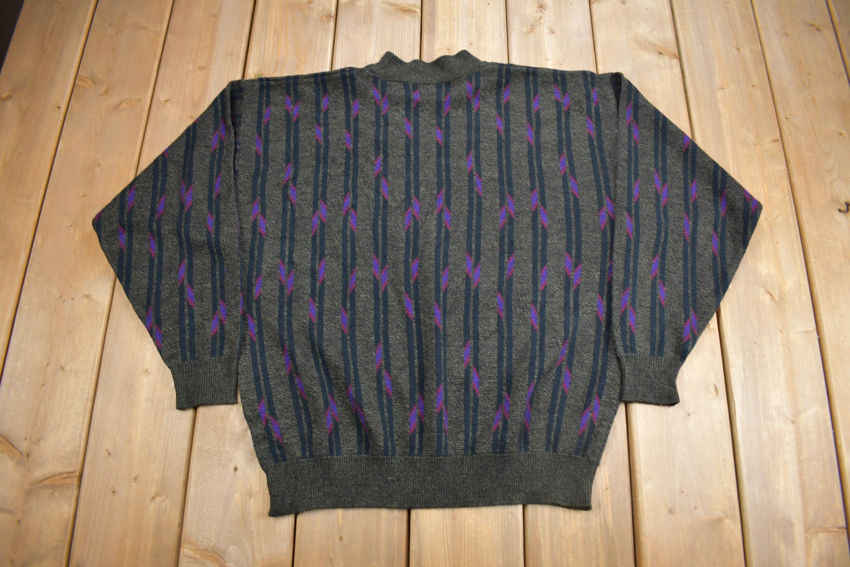 Vintage 1990s Gabrielle Knit Mockneck Sweater